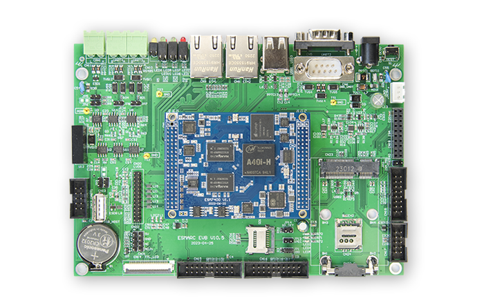 ESM7400工控主板, Allwinner A40i, Linux-5.10 / Qt-5.9, 4网口