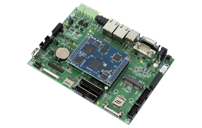 ESM6200嵌入式主板, TI AM6254, Linux-5.10 / Qt-5.14, 双千兆网口，CAN-FD×3